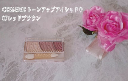 トーンアップアイシャドウ/CEZANNE/アイシャドウパレットを使ったクチコミ(1枚目)