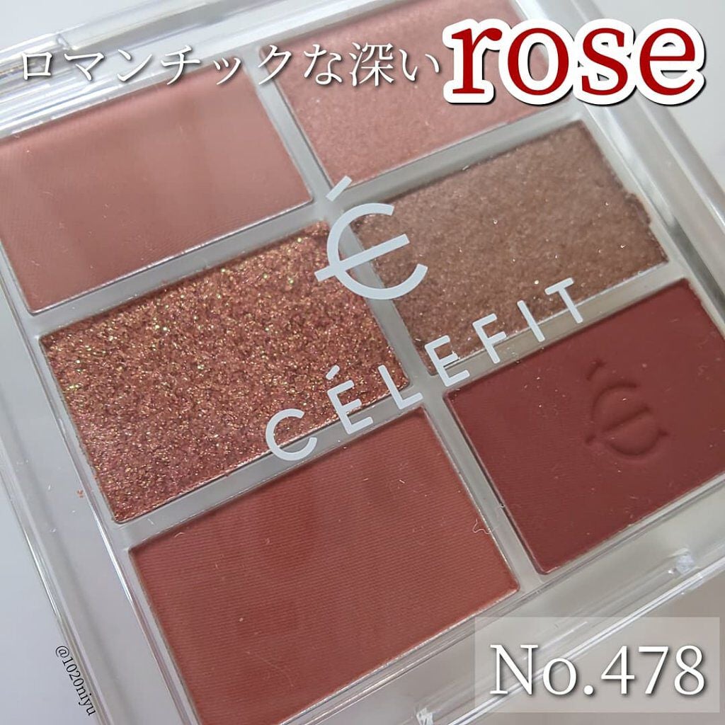 プロアイシャドウパレットセシル/CELEFIT/アイシャドウパレットを使ったクチコミ(6枚目)