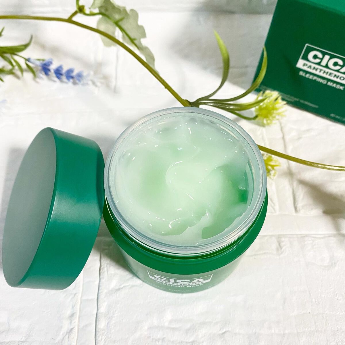 シカパンテノールスリーピングマスク/SNP/フェイスクリームを使ったクチコミ(3枚目)