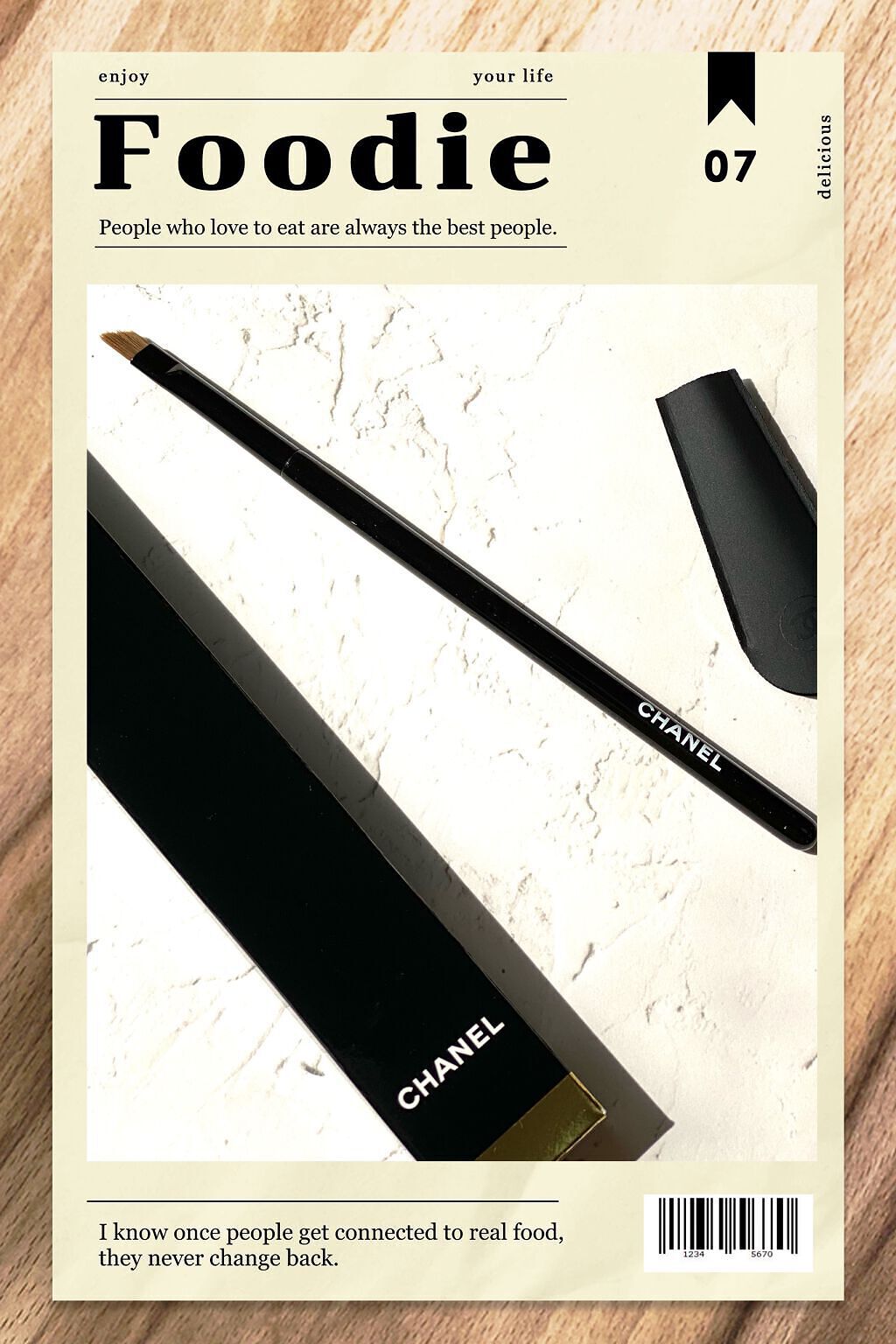 パンソー アイライナー ビゾテ N°206/CHANEL/メイクブラシを使ったクチコミ（1枚目）