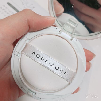 オーガニッククッションカラーベース/アクア・アクア/化粧下地を使ったクチコミ(2枚目)