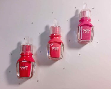 PERIPERA（ペリペラ）新作
Sugar Glow Tint（シュガー グロウ ティント）
レビューです！

後ろの説明に

シュガーシロップを乗せたような綺麗な光沢の
❤️アマ（甘） キラ グロウ