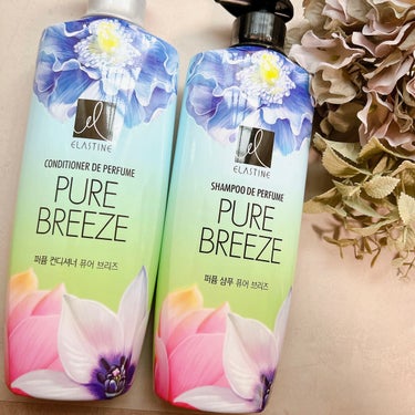 Perfume PURE BREEZE シャンプー／コンディショナー シャンプー 600ml/Elastine(韓国)/シャンプー・コンディショナーを使ったクチコミ（2枚目）