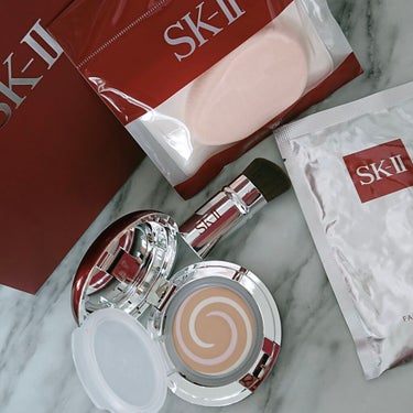 SK-II COLOR クリア ビューティ エナメル ラディアント クリーム コンパクト(リフィル)/SK-II/クリーム・エマルジョンファンデーションを使ったクチコミ（1枚目）