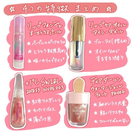 リップケアオイル/excel/リップグロスを使ったクチコミ(2枚目)