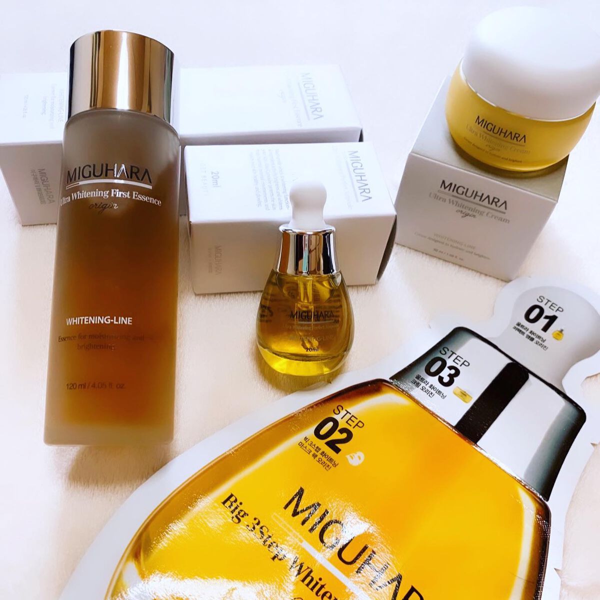 Big3 Step Whitening Mask Pack/MIGUHARA/シートマスク・パックを使ったクチコミ(1枚目)