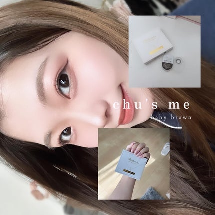 Chu's me 1day/Chu's me/ワンデー(1DAY)カラコンを使ったクチコミ(1枚目)