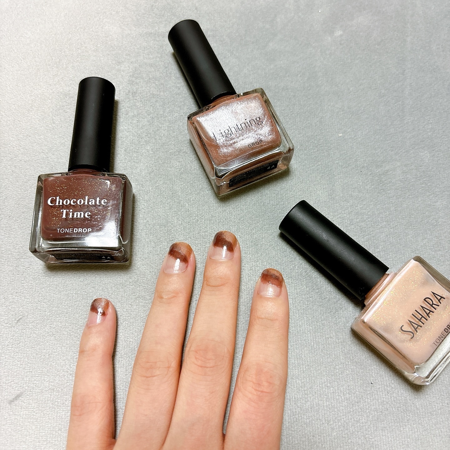 TONE DROP ネイルポリッシュ 044 Lightning/D-UP/マニキュアを使ったクチコミ（1枚目）