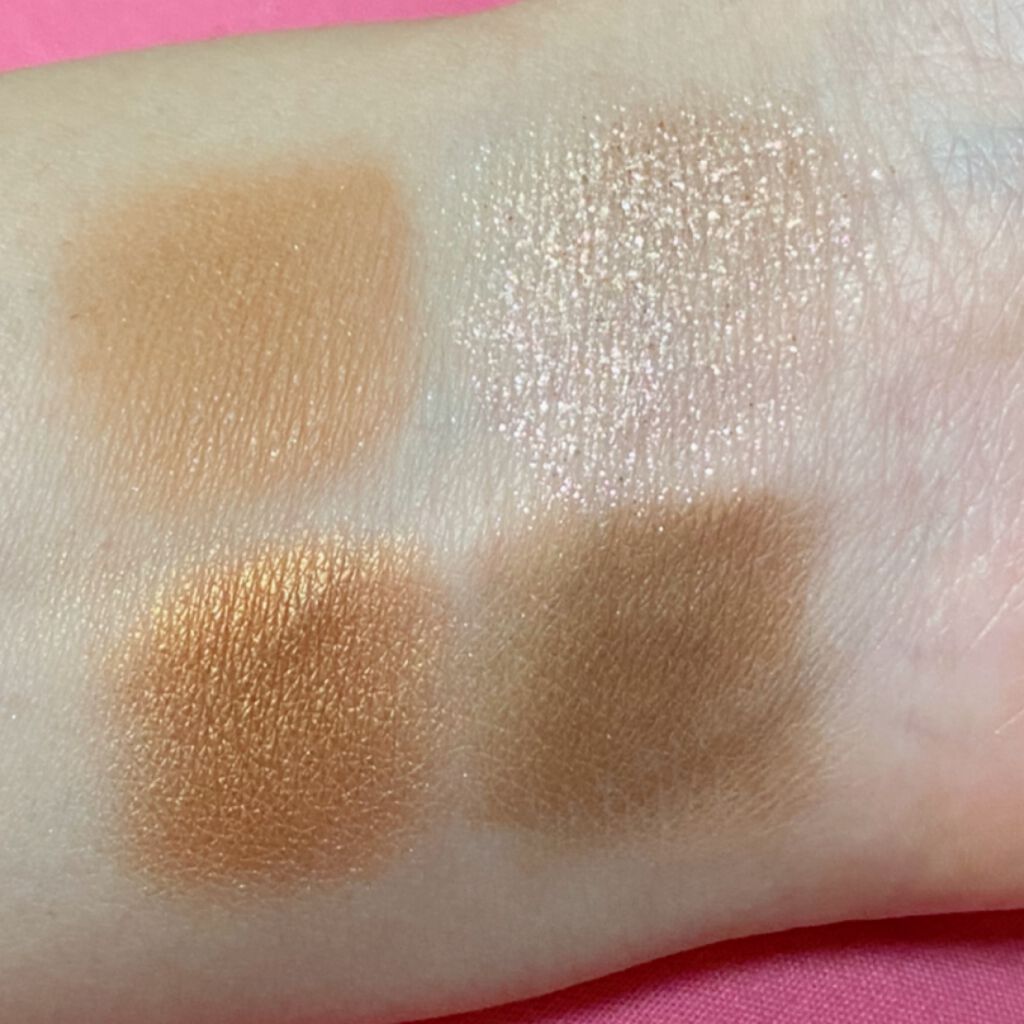 クリスタルハートロックシャドウ/BLACK ROUGE/アイシャドウパレットを使ったクチコミ(4枚目)