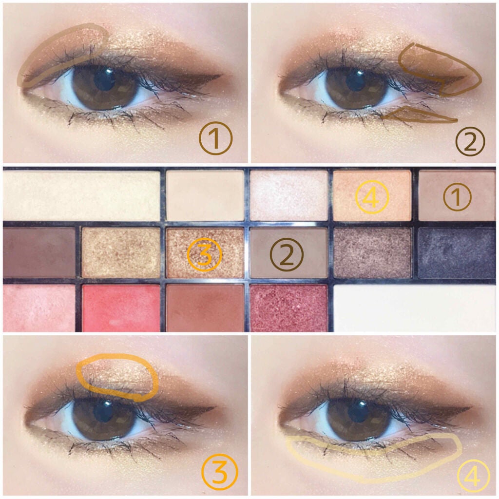 アイラブチョコレート/MAKEUP REVOLUTION/アイシャドウパレットを使ったクチコミ(2枚目)