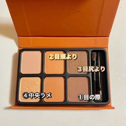 アイカラーパレット/heme/アイシャドウパレットを使ったクチコミ(8枚目)