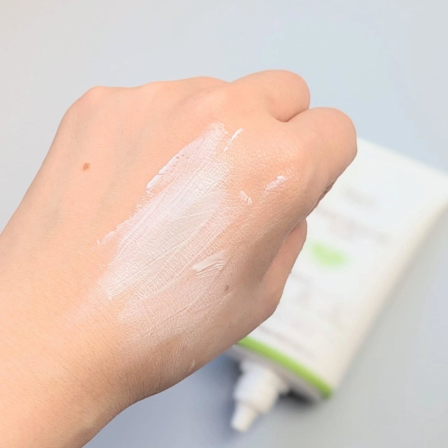 グリーンマイルドアップサンプラス/Dr.G/日焼け止めクリームを使ったクチコミ(4枚目)