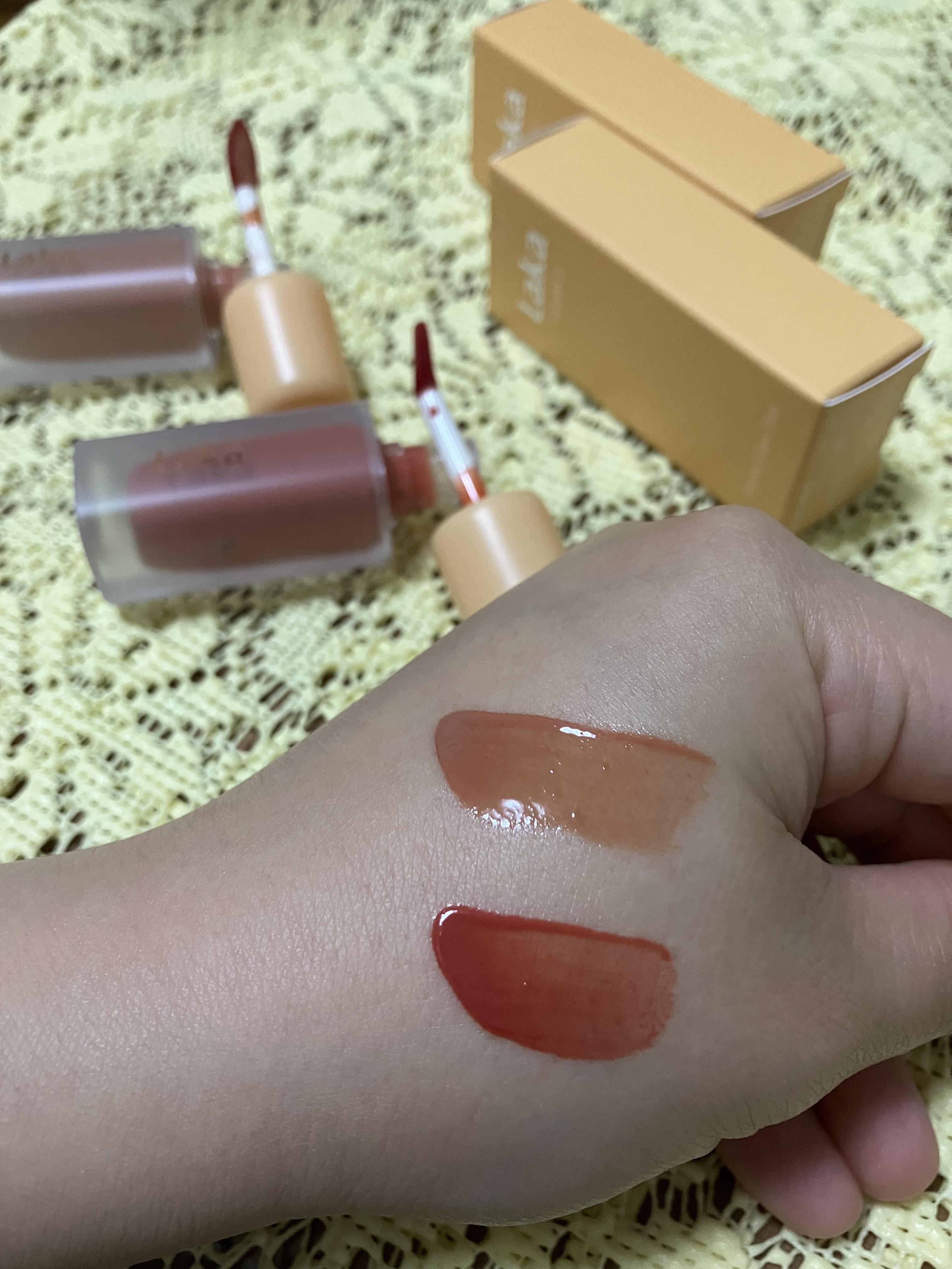 フルーティーグラムティント/Laka/リップティントを使ったクチコミ（3枚目）