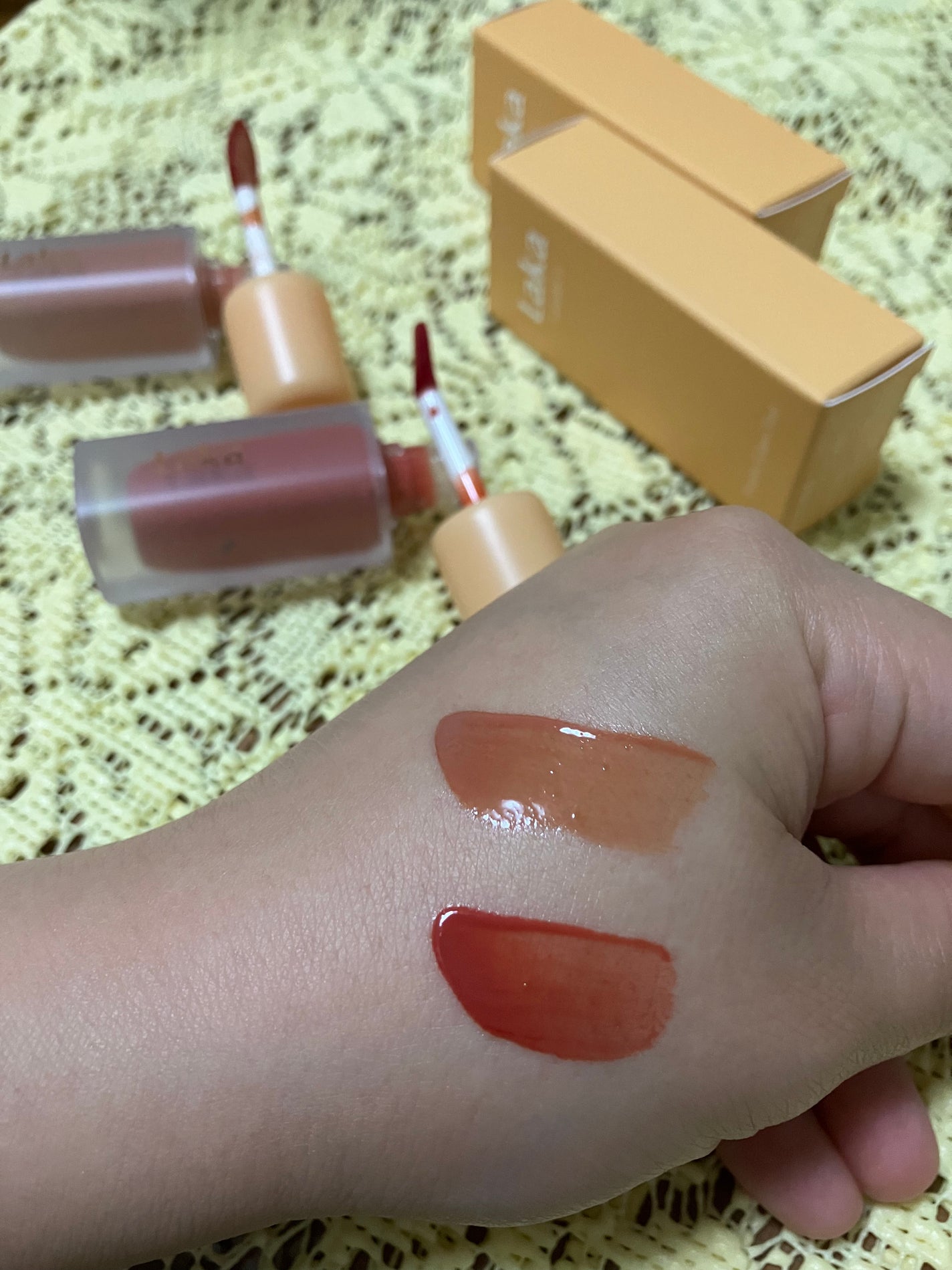 フルーティーグラムティント/Laka/リップティントを使ったクチコミ(3枚目)