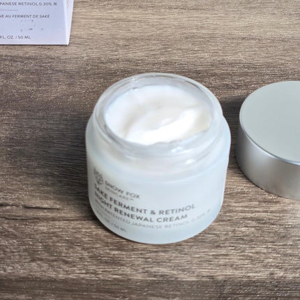 SAKE ナイトクリーム/SNOW FOX SKINCARE/フェイスクリームを使ったクチコミ(3枚目)