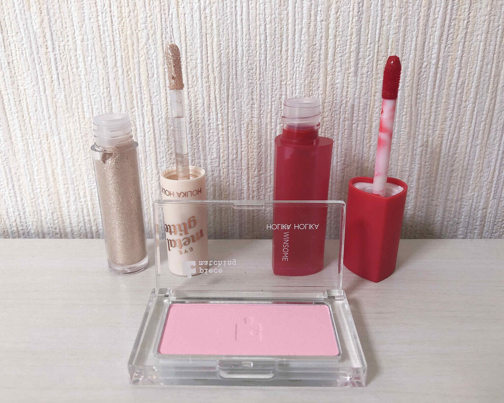 ホリカホリカ ハートクラッシュグローティントエアー 01 ウィンサム/HOLIKA HOLIKA/リップティントを使ったクチコミ（3枚目）