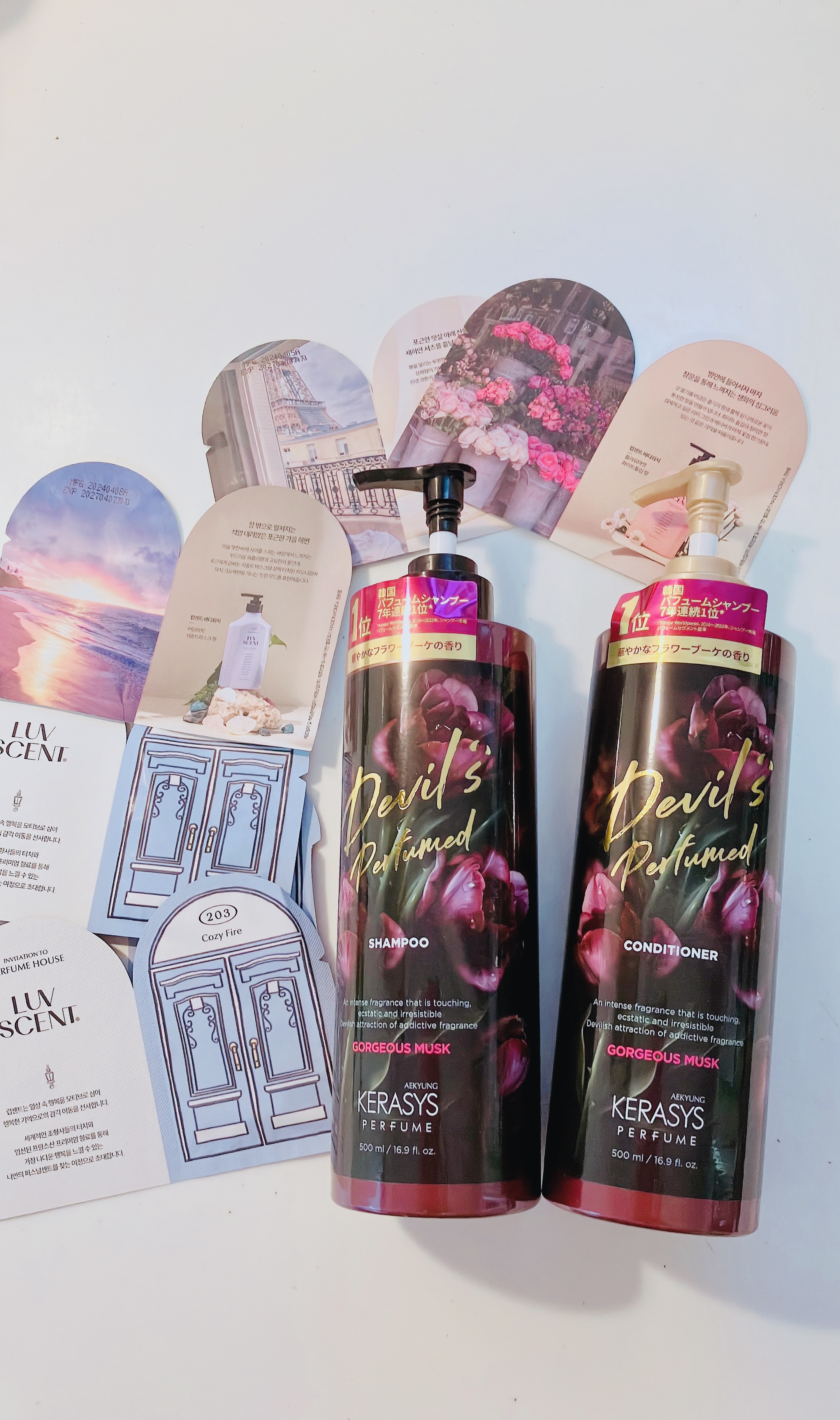 デビルズパフューム ゴージャス ムスク シャンプー&リンス リンス本体 1L/KERASYS/シャンプー・コンディショナーを使ったクチコミ（1枚目）