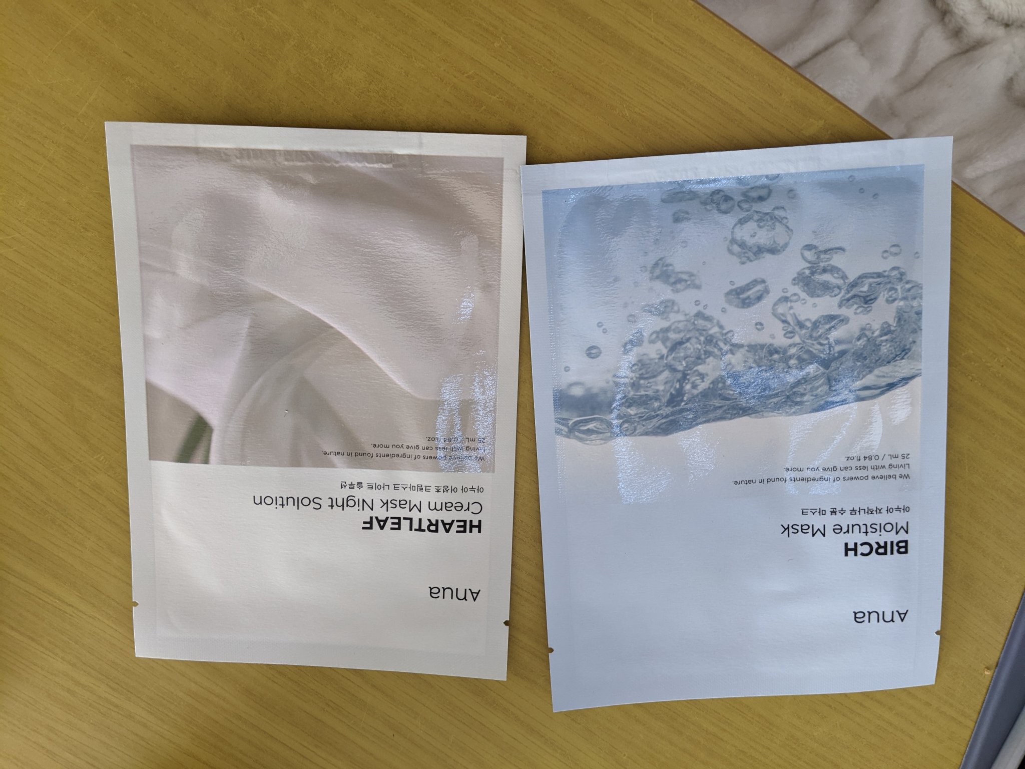 シラカバモイスチャーマスクパック/Anua/シートマスク・パックを使ったクチコミ（1枚目）