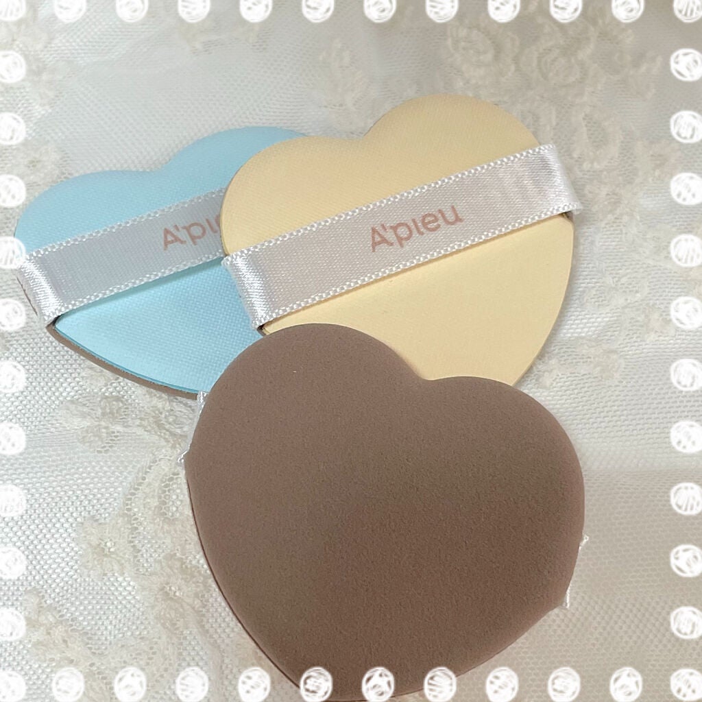ハートパフ/A’pieu/パフ・スポンジを使ったクチコミ(2枚目)