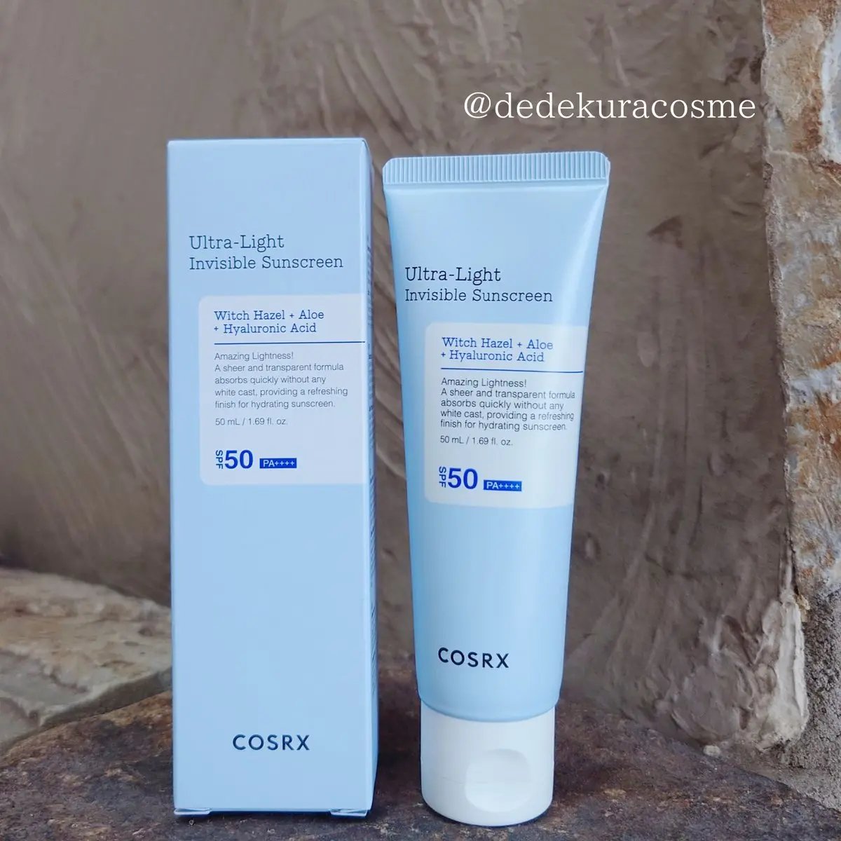 ウルトラライト透明UVクリーム/COSRX/日焼け止めクリームを使ったクチコミ（1枚目）