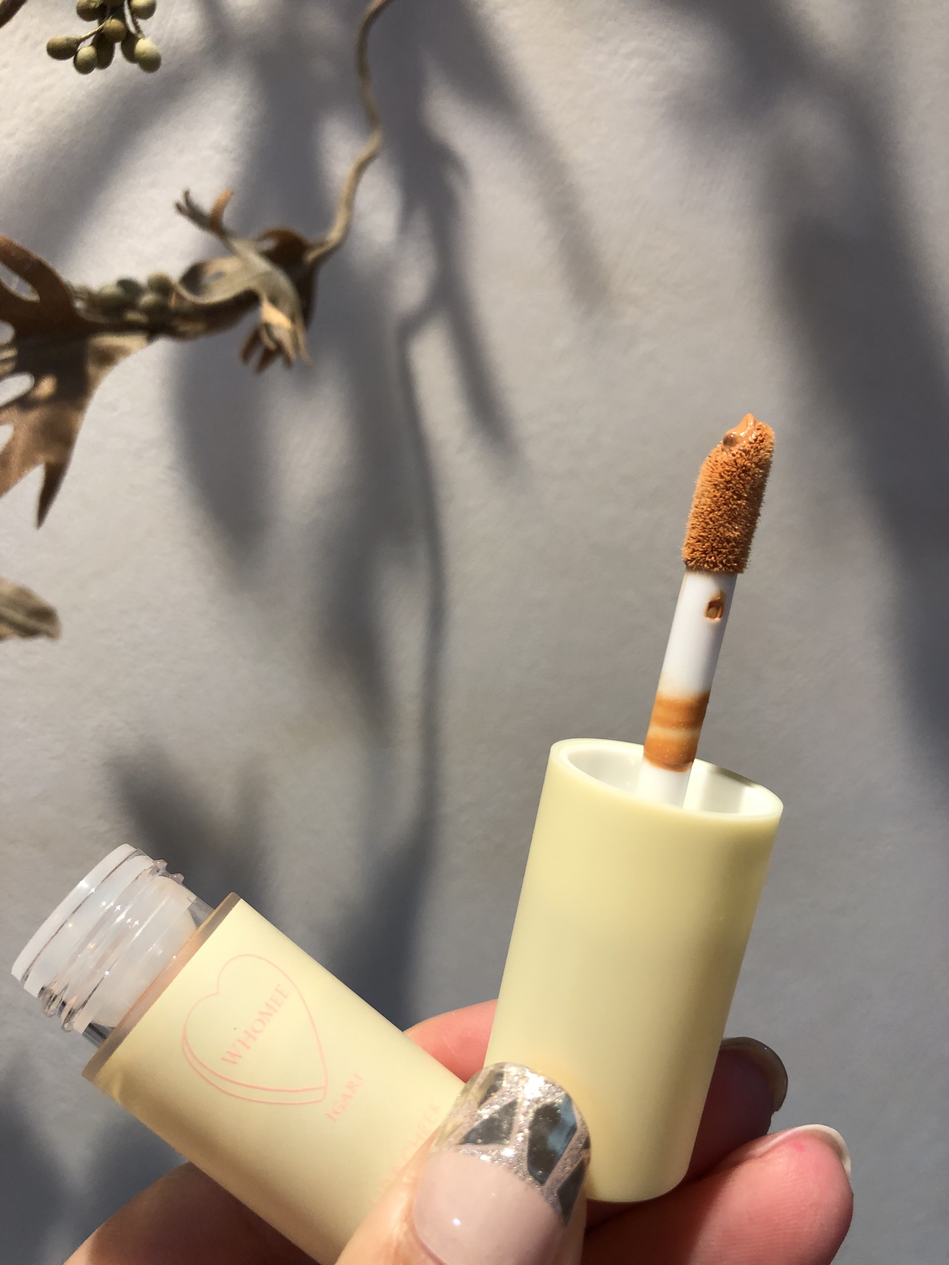 リップ＆チーク アムールベージ/WHOMEE/ジェル・クリームチークを使ったクチコミ（3枚目）