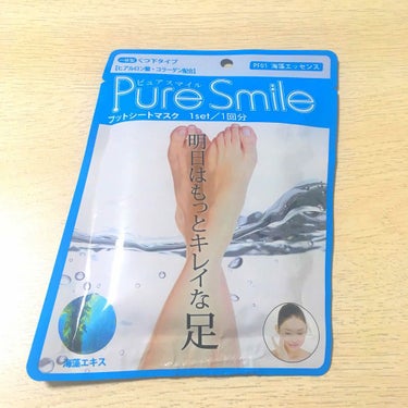 フットシートマスク 海藻エキス/Pure Smile/ボディグッズを使ったクチコミ（1枚目）