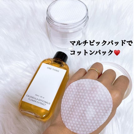 カレンデュラ化粧水/ONE THING/化粧水を使ったクチコミ(4枚目)