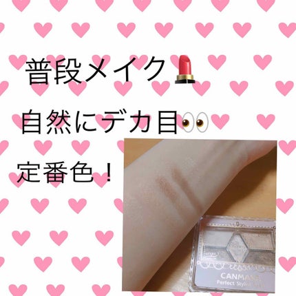 【旧品】パーフェクトスタイリストアイズ/キャンメイク/アイシャドウパレットを使ったクチコミ(1枚目)