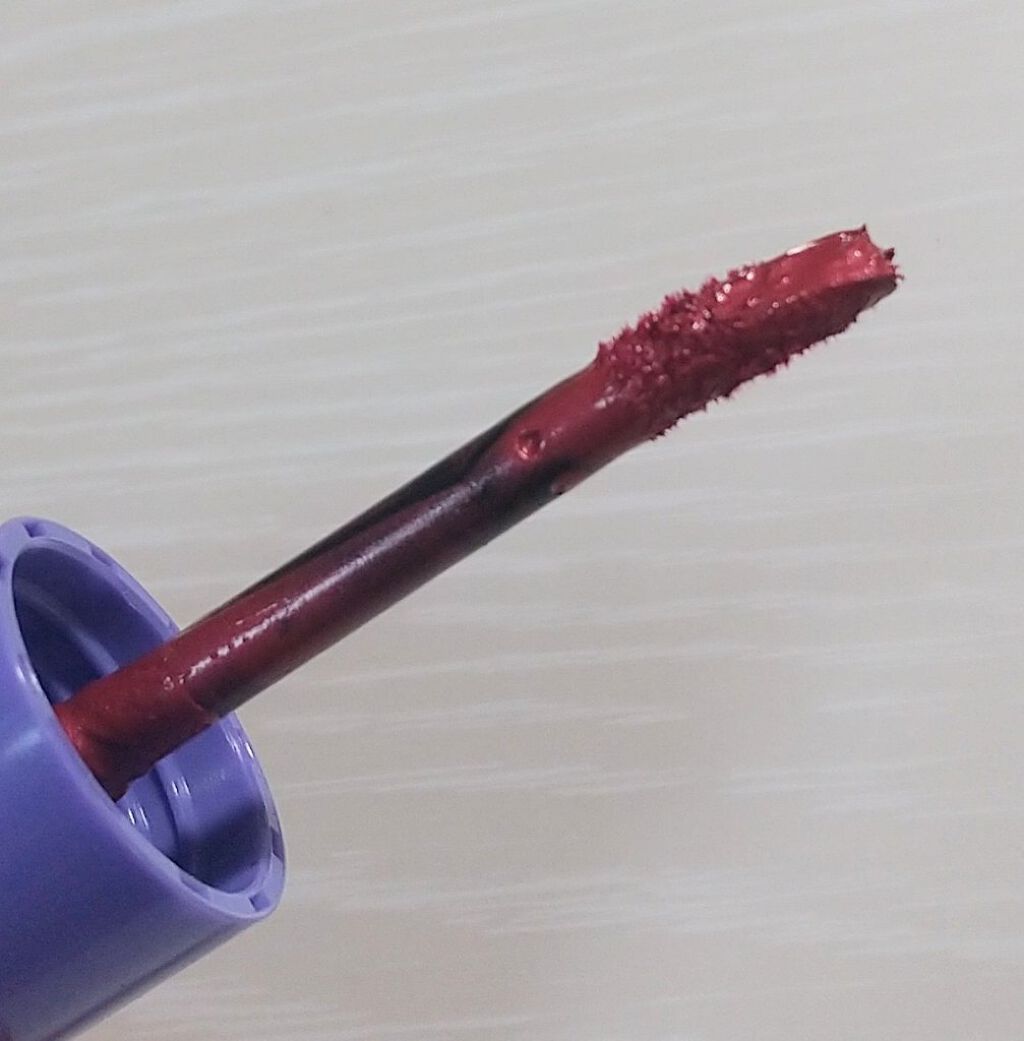 オーバーナイトリップティント 06 KIRAKIRA/ENBAN TOKYO/口紅を使ったクチコミ（3枚目）