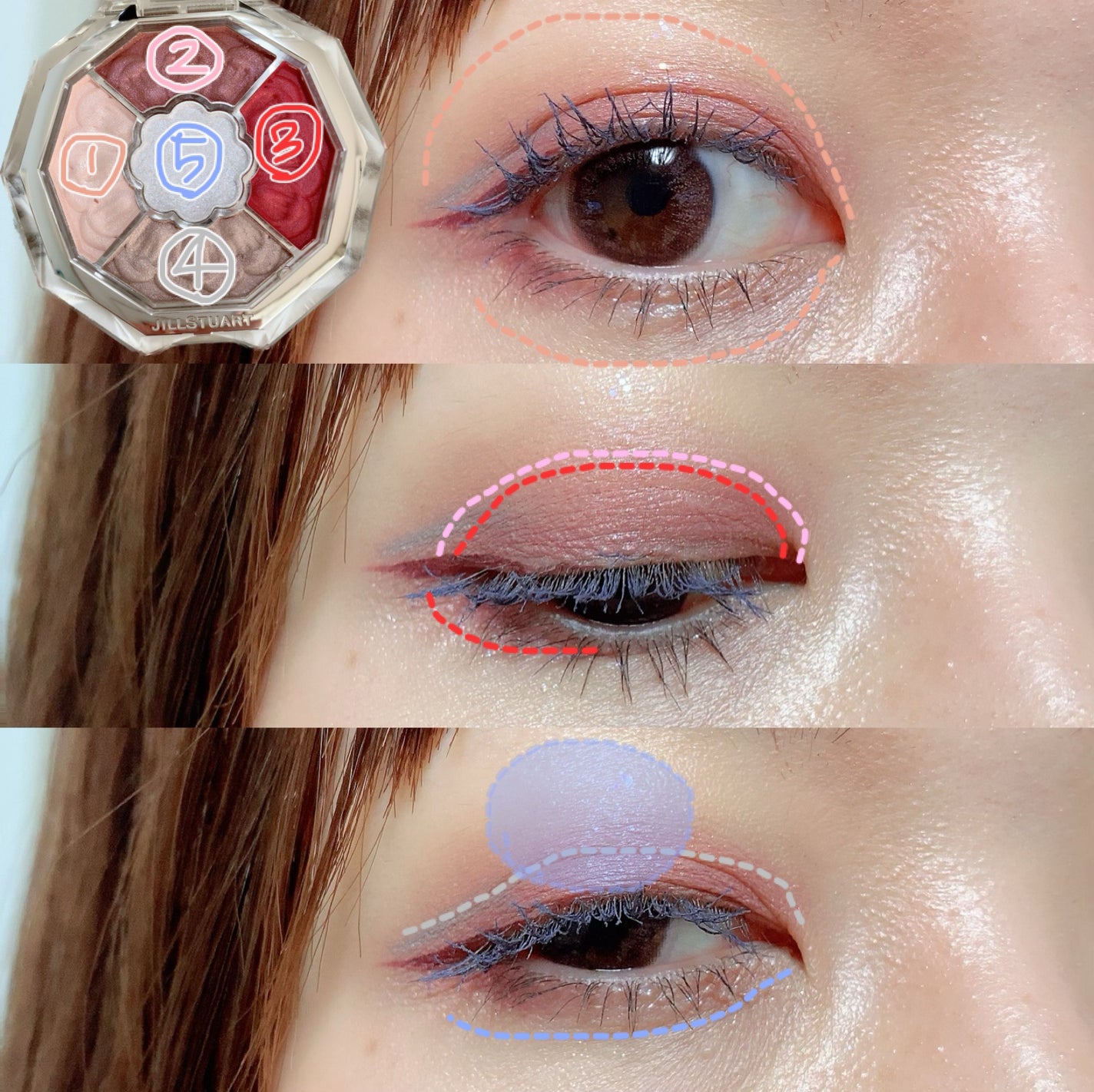 ジルスチュアート ブルームクチュール アイズ ジュエルドブーケ/JILL STUART/アイシャドウパレットを使ったクチコミ(2枚目)