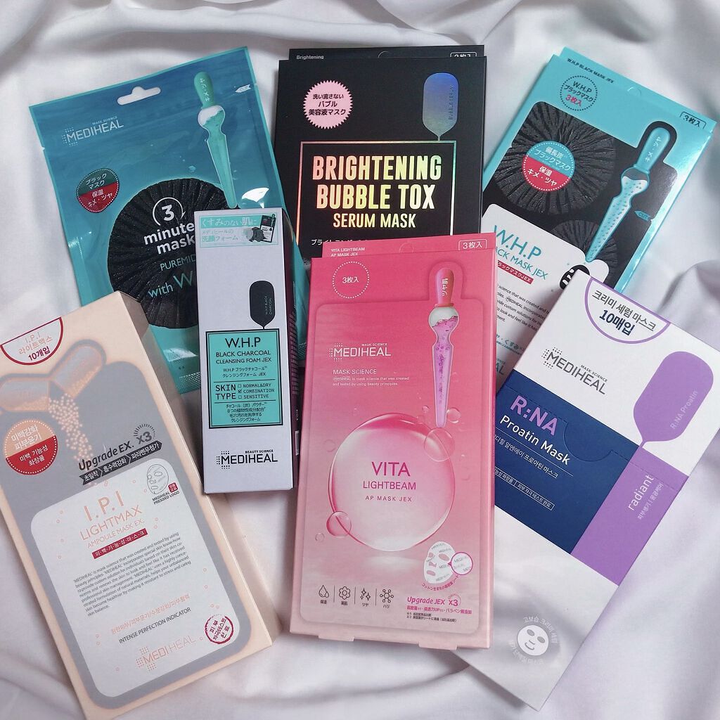 W.H.P ブラックマスク JEX/MEDIHEAL/シートマスク・パックを使ったクチコミ（1枚目）