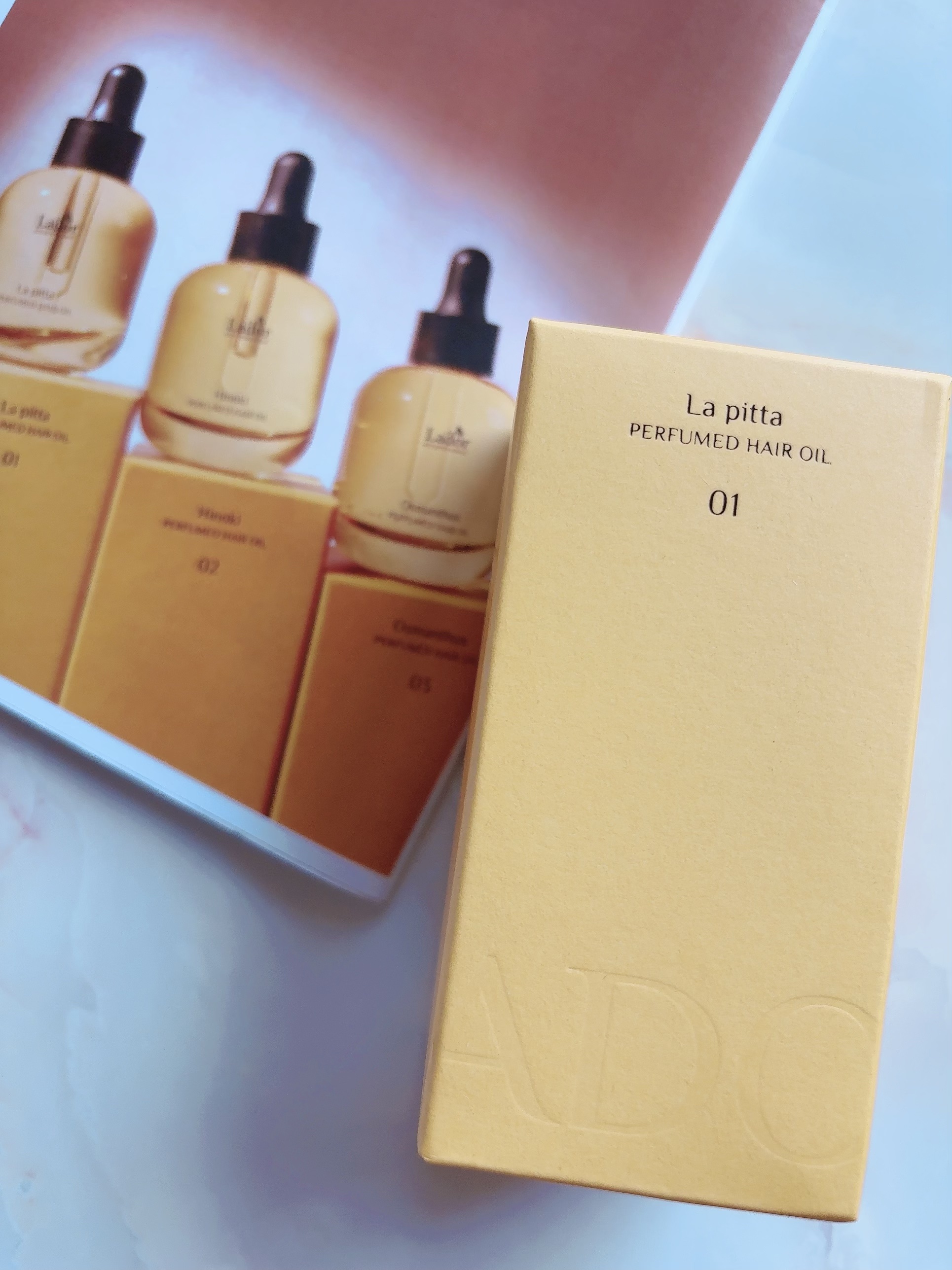 パフュームヘアオイル ラピタ/La'dor/ヘアオイルを使ったクチコミ（2枚目）