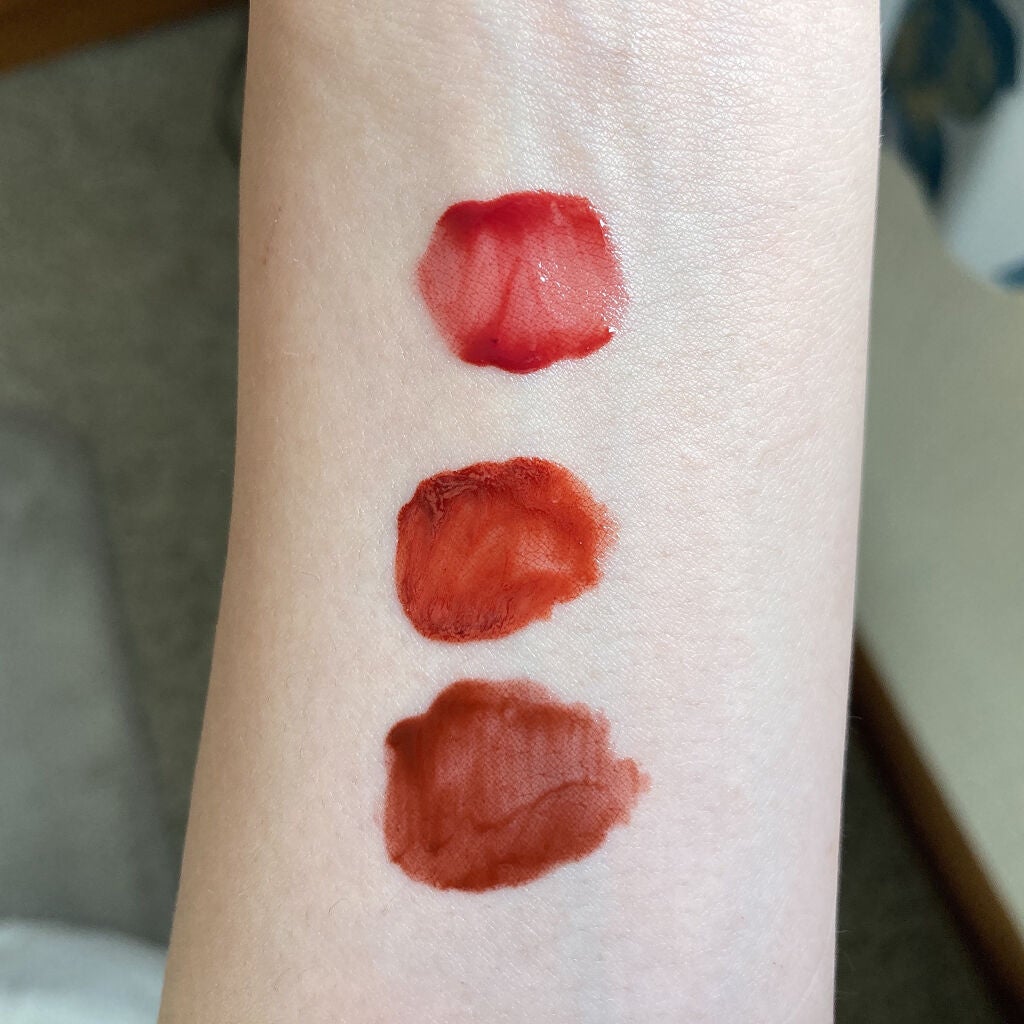 ジューシーラスティングティント/rom&nd/リップティントを使ったクチコミ(3枚目)