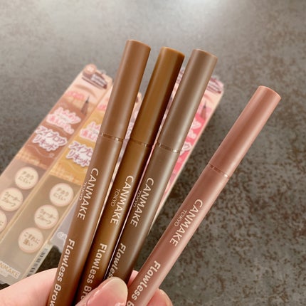 フローレスブロウリキッド/キャンメイク/リキッドアイブロウを使ったクチコミ(2枚目)