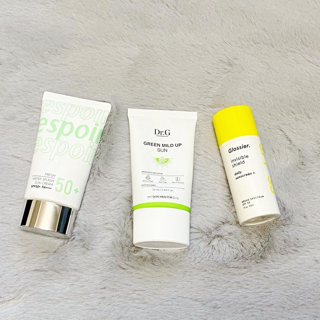 グリーンマイルドアップサンプラス/Dr.G/日焼け止めクリームを使ったクチコミ(2枚目)