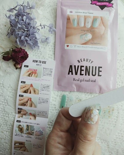 リアルジェルネイルシール/BEAUTY AVENUE/ネイルシールを使ったクチコミ(3枚目)