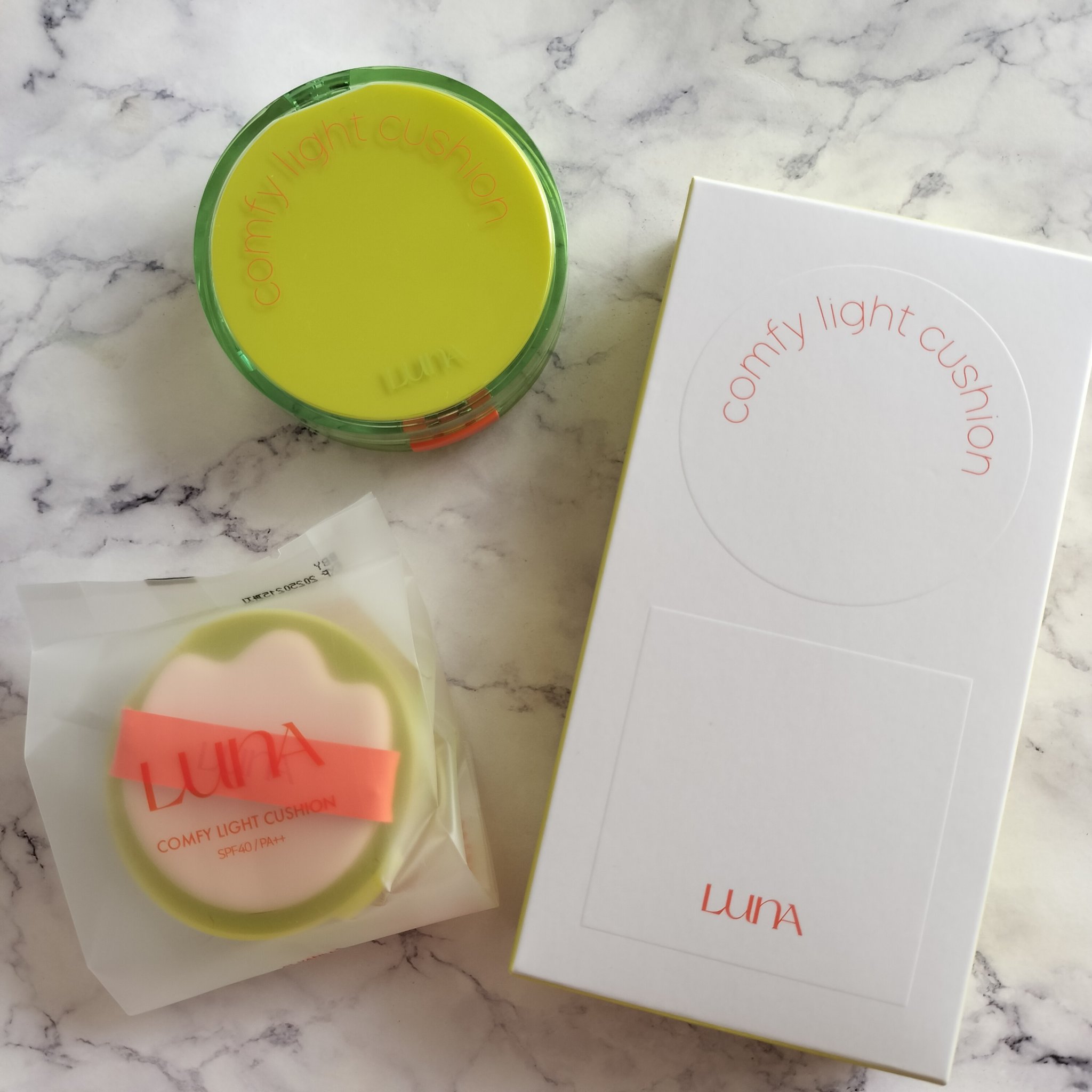 コンフィーライトクッション/LUNA/クッションファンデーションを使ったクチコミ（1枚目）