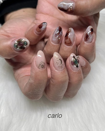 YUKA on LIPS 「【☾150minart】所沢市ネイルサロン|Carlo.ink..」(2枚目)