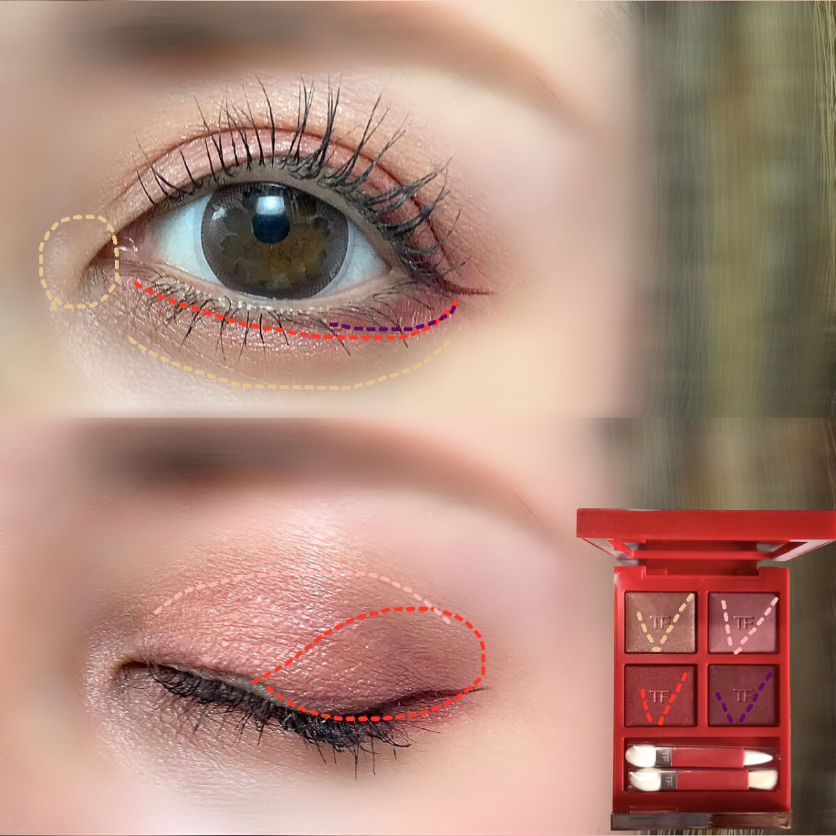 アイ カラー クォード/TOM FORD BEAUTY/アイシャドウパレットを使ったクチコミ（3枚目）