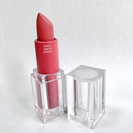 スーパーマットリップ&チークマッド/INTO U/口紅を使ったクチコミ(8枚目)