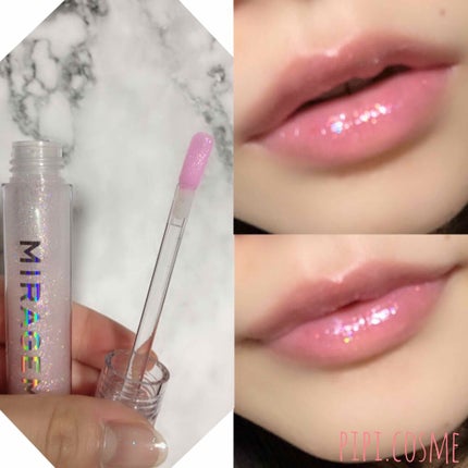 オパールグロープランプリップ/MIRAGEM/リップグロスを使ったクチコミ(3枚目)