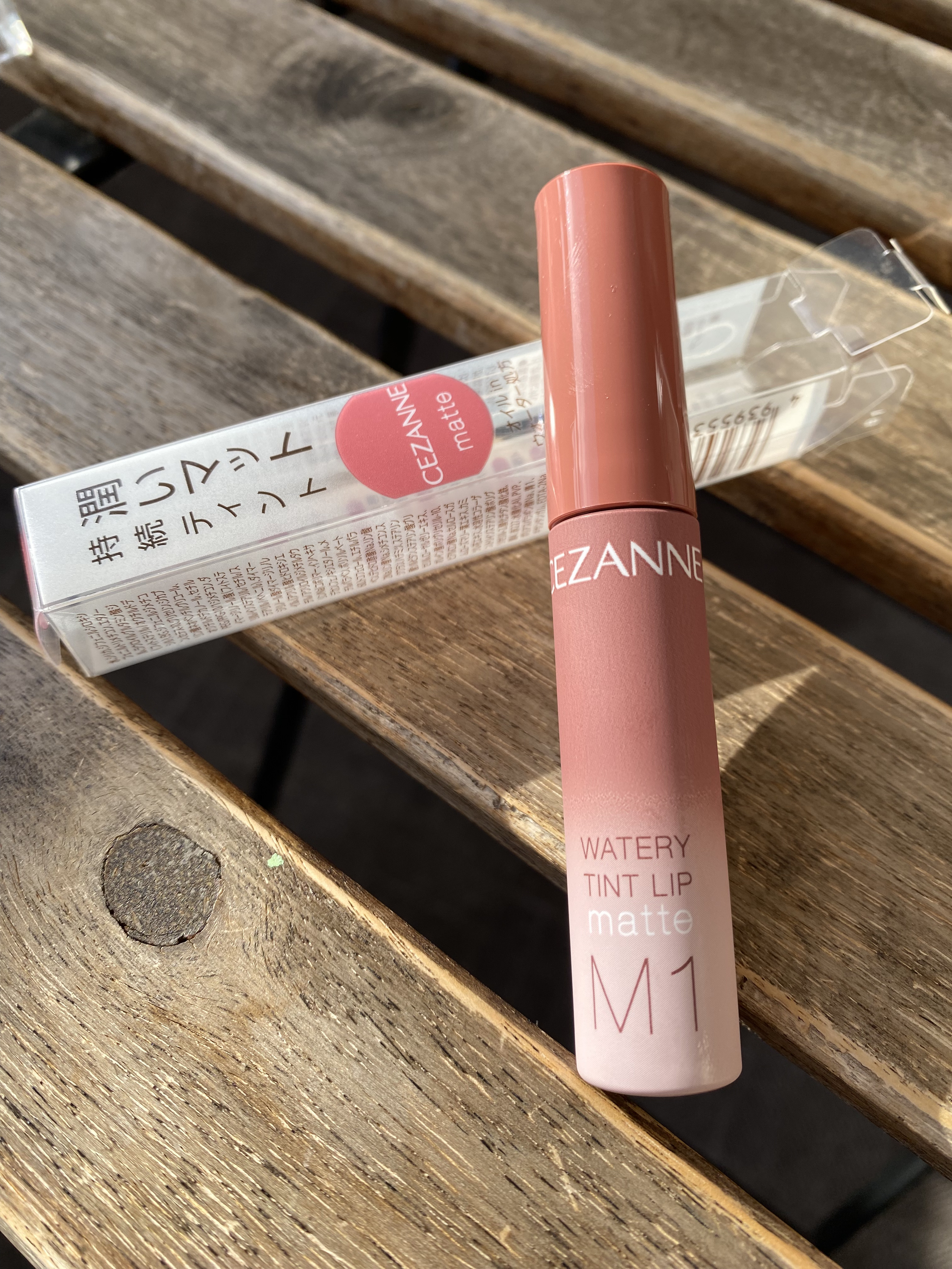 ウォータリーティントリップ マット M1　ダスティローズ/CEZANNE/リップティントを使ったクチコミ（1枚目）