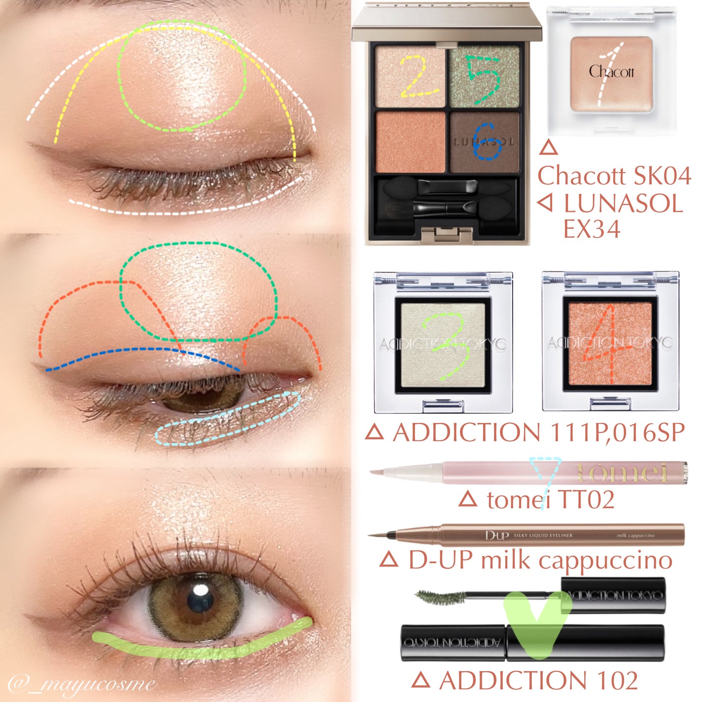 アイカラーレーション/LUNASOL/アイシャドウパレットを使ったクチコミ(2枚目)