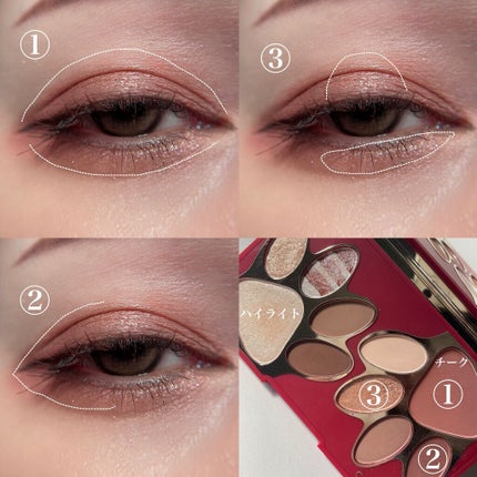 トラ十色アイシャドウパレット/COLORKEY/アイシャドウパレットを使ったクチコミ(4枚目)