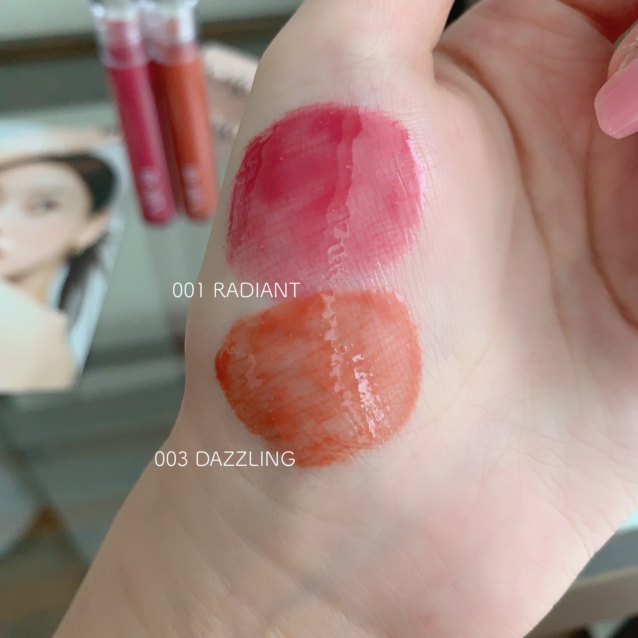 LIP PLUMPER GLAZE TINT/ROJEV/口紅を使ったクチコミ（3枚目）