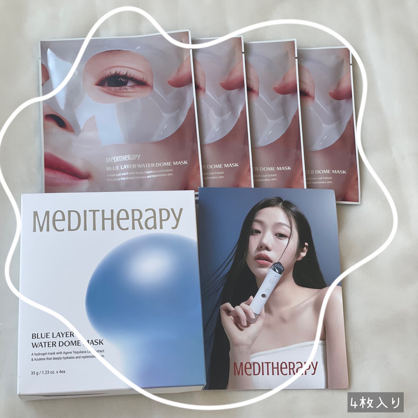 ブルーレイヤーウォータードームマスク/MEDITHERAPY/シートマスク・パックを使ったクチコミ(3枚目)