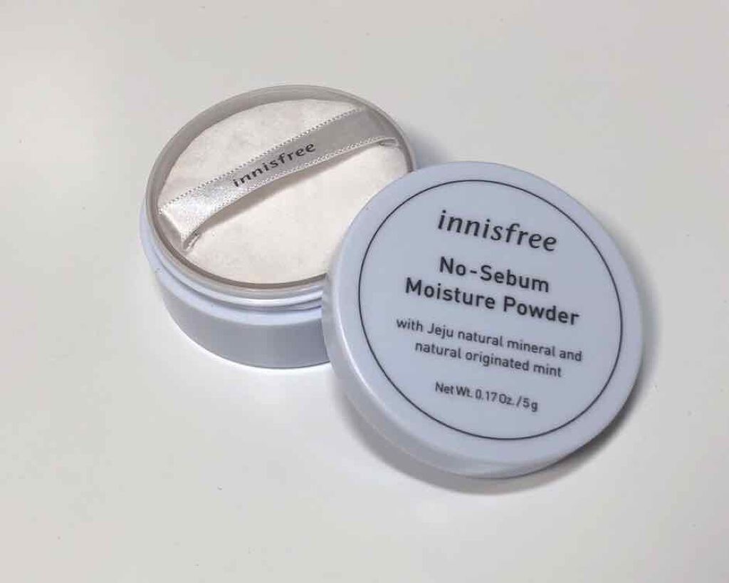 ノーセバム モイスチャーパウダー/innisfree/プレストパウダーを使ったクチコミ(1枚目)