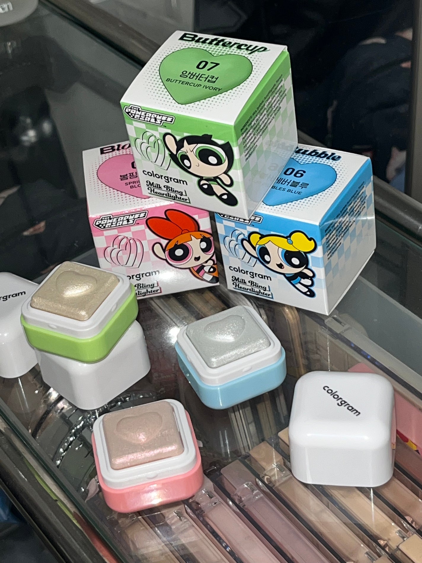 ミルクブリンハートライター/Colorgram/パウダーハイライトを使ったクチコミ(2枚目)