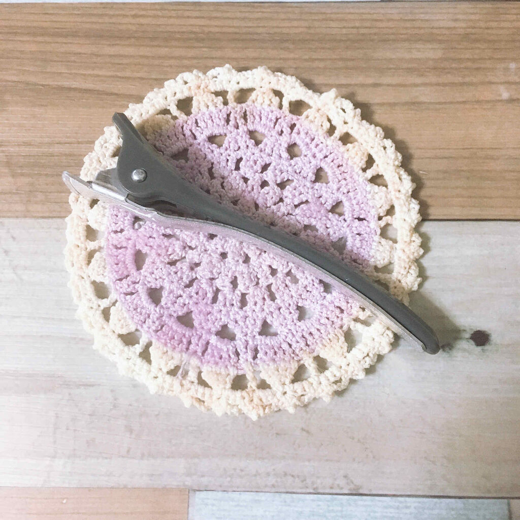 ヘアクリップ・小 グレー/無印良品/ヘアアクセサリーを使ったクチコミ（2枚目）