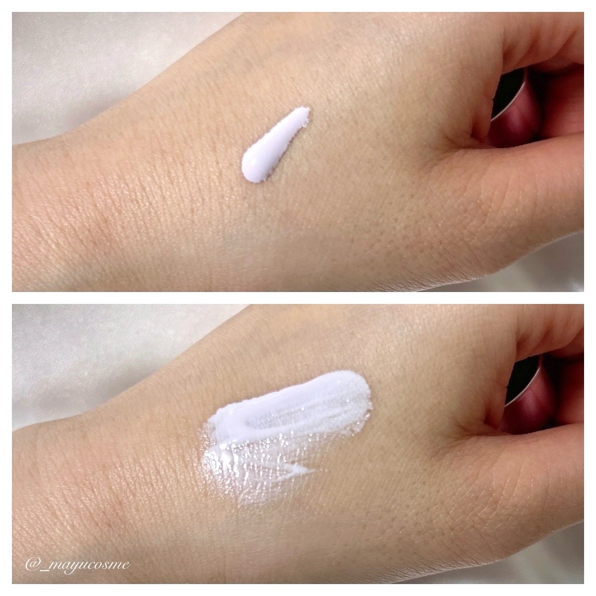 ダルバ ウォータフル トーンアップ サンクリーム(パープル)/ダルバ/日焼け止めクリームを使ったクチコミ(2枚目)